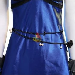 Cosrea Final Fantasy 7 Remake Tifa HoneyBee Blue Dress Cosplay Costume 18 Cosrea Final Fantasy 7 Remake Tifa HoneyBee Blue Dress Cosplay Costume