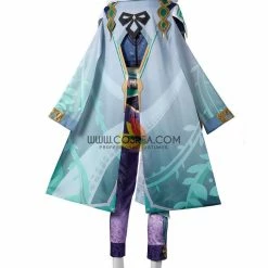 Cosrea Cosplay Costumes Baizhu Genshin Impact Standard Size Only Cosplay Costume