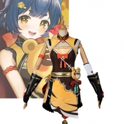 Cosrea Genshin Impact Xiangling Standard Sizing Only Cosplay Costume