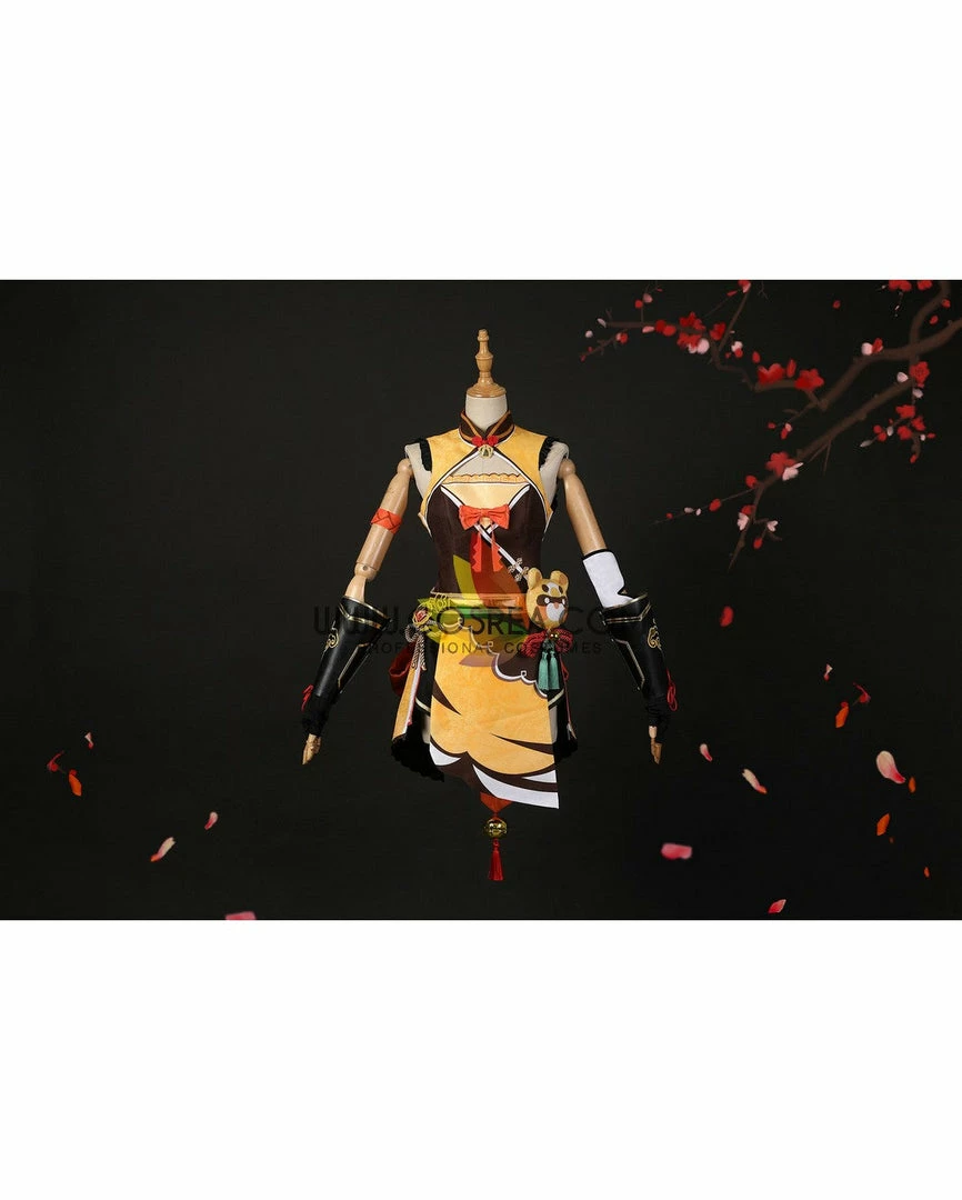 Cosrea Genshin Impact Xiangling Standard Sizing Only Cosplay Costume 4 Cosrea Genshin Impact Xiangling Standard Sizing Only Cosplay Costume