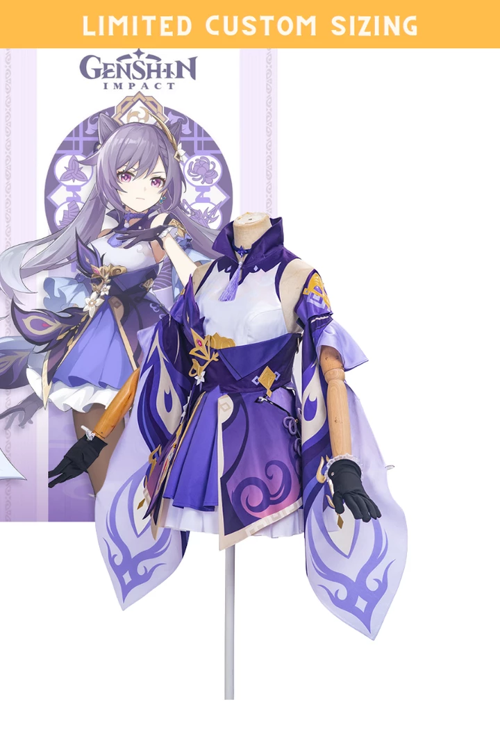 Cosrea Cosplay Costumes Keqing Genshin Impact Limited Custom Sizing Cosplay Costume 3 Cosrea Cosplay Costumes Keqing Genshin Impact Limited Custom Sizing Cosplay Costume
