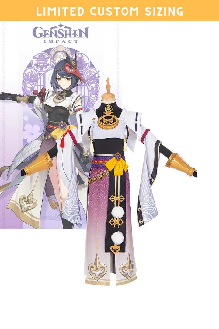 Cosrea Kujo Sara Genshin Impact Limited Custom Sizing Cosplay Costume 3 Cosrea Kujo Sara Genshin Impact Limited Custom Sizing Cosplay Costume
