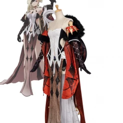 Cosrea Cosplay Costumes La Signora Genshin Impact Standard Size Only Cosplay Costume