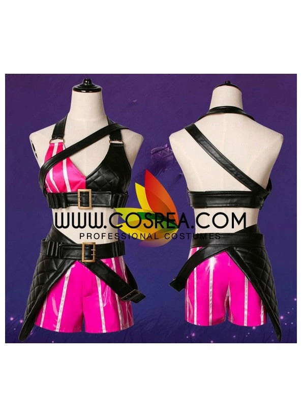 Cosrea Cosplay Costumes League Of Legends Jinx Classic Cosplay Costume 6 Cosrea Cosplay Costumes League Of Legends Jinx Classic Cosplay Costume