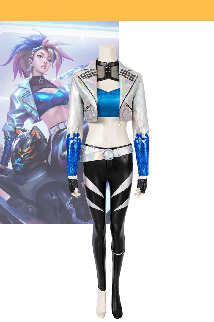 Cosrea League Of Legends All Out KDA Finals 2020 Akali Standard Size Only Cosplay Costume 3 Cosrea League Of Legends All Out KDA Finals 2020 Akali Standard Size Only Cosplay Costume