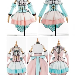 Cosrea Love Live Aquors White Valentines Cosplay Costume