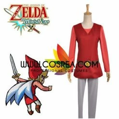 Cosrea Legend Of Zelda Four Swords Cosplay Costume