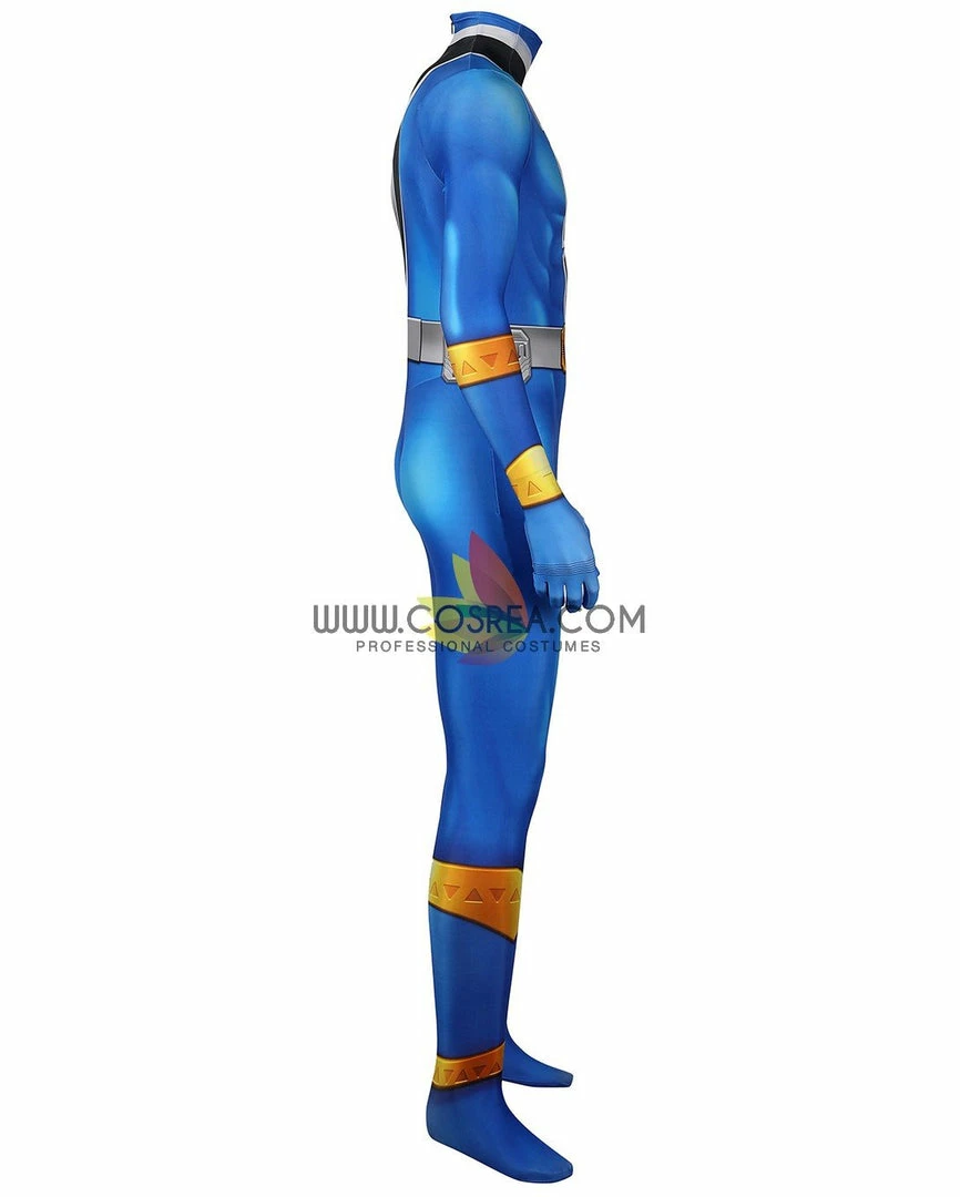 Cosrea Kishiryu Sentai Ryusoulger Blue Digital Printed Cosplay Costume 6 Cosrea Kishiryu Sentai Ryusoulger Blue Digital Printed Cosplay Costume