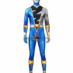 Cosrea Kishiryu Sentai Ryusoulger Blue Digital Printed Cosplay Costume 17 Cosrea Kishiryu Sentai Ryusoulger Blue Digital Printed Cosplay Costume