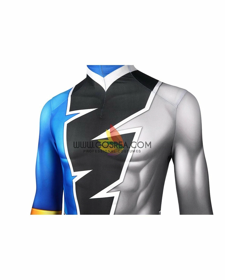 Cosrea Kishiryu Sentai Ryusoulger Blue Digital Printed Cosplay Costume 10 Cosrea Kishiryu Sentai Ryusoulger Blue Digital Printed Cosplay Costume