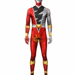 Cosrea Kishiryu Sentai Ryusoulger Red Digital Printed Cosplay Costume Cosplay Costumes