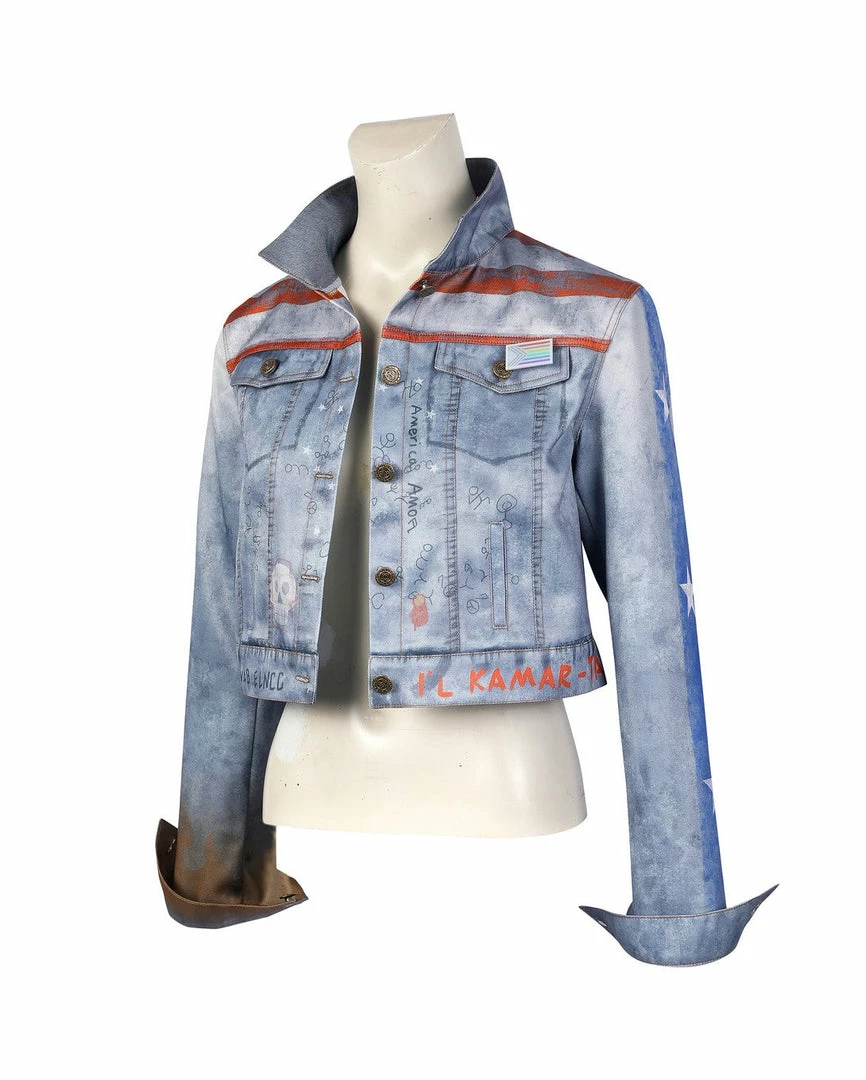 Cosrea Cosplay Costumes America Chavez Doctor Strange In The Multiverse Of Madness Jacket Cosplay Costume 5 Cosrea Cosplay Costumes America Chavez Doctor Strange In The Multiverse Of Madness Jacket Cosplay Costume