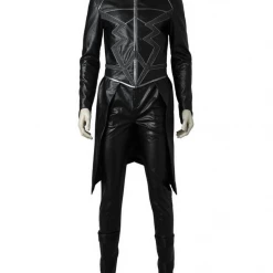 Cosrea Cosplay Costumes Black Bolt Inhumans PU Leather Cosplay Costume