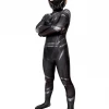 Cosrea Black Panther Civil War Kids Size Digital Printed Cosplay Costume 2 Cosrea Black Panther Civil War Kids Size Digital Printed Cosplay Costume