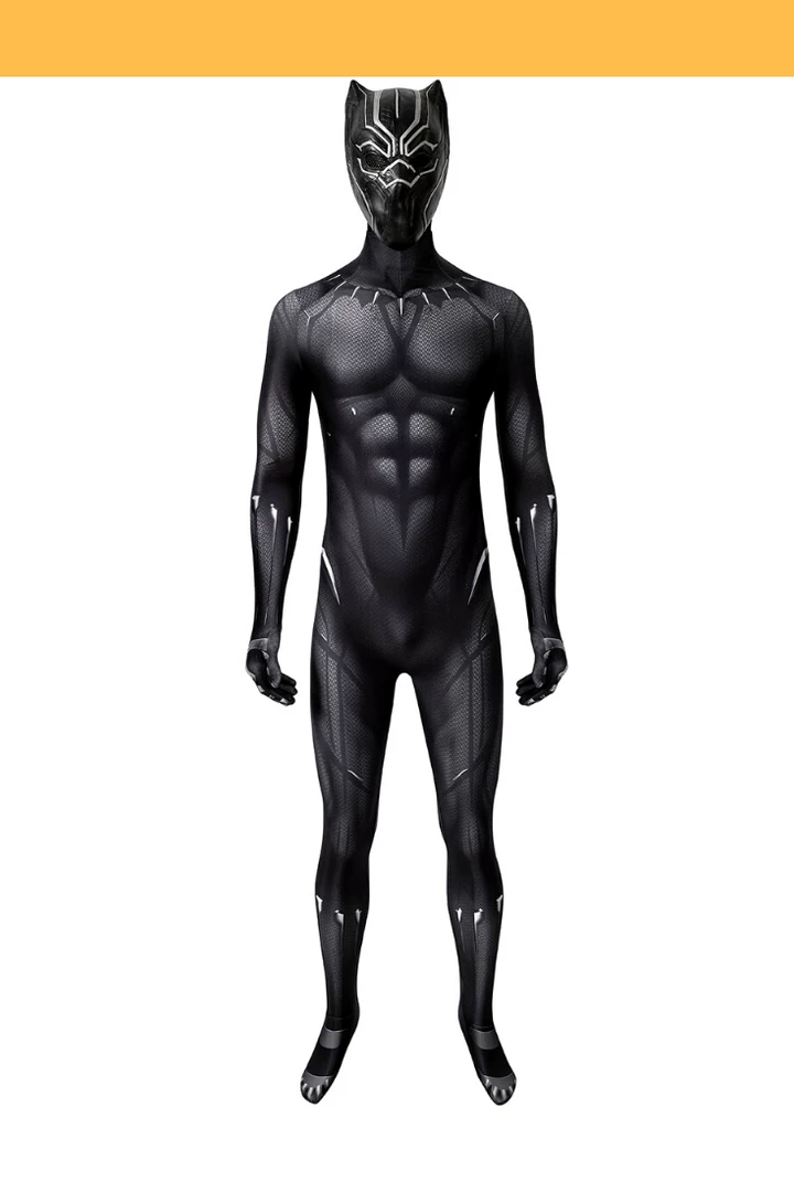 Cosrea Black Panther Digital Printed Cosplay Costume 3 Cosrea Black Panther Digital Printed Cosplay Costume