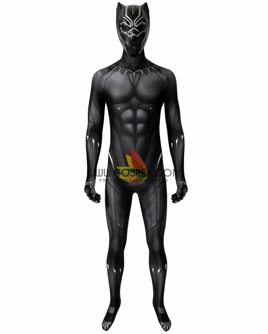 Cosrea Black Panther Digital Printed Cosplay Costume 4 Cosrea Black Panther Digital Printed Cosplay Costume
