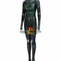 Cosrea Black Widow 2021 Movie Stealth Green Version Digital Printed Bodysuit Cosplay Costumes