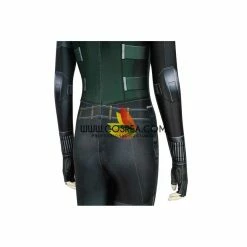 Cosrea Black Widow 2021 Movie Stealth Green Version Digital Printed Bodysuit Cosplay Costumes