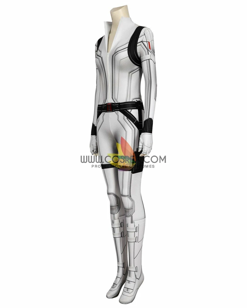 Cosrea Black Widow 2021 Movie White Digital Printed Cosplay Costume Cosplay Costumes 5 Cosrea Black Widow 2021 Movie White Digital Printed Cosplay Costume Cosplay Costumes