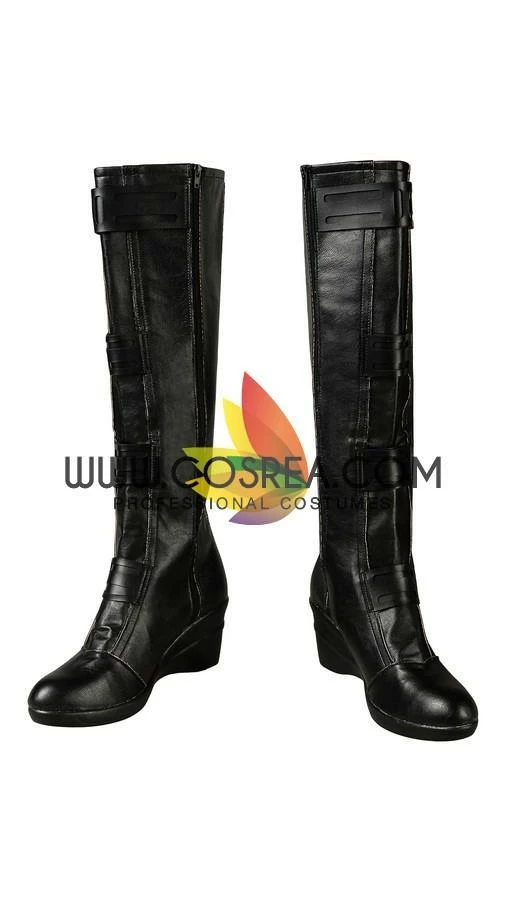 Cosrea Black Widow Avengers Endgame PU Leather Cosplay Costume 26 Cosrea Black Widow Avengers Endgame PU Leather Cosplay Costume