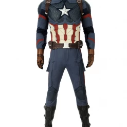 Cosrea Captain America Avengers Endgame Steel Blue Cosplay Costume Cosplay Costumes