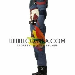Cosrea Captain America Avengers Endgame Steel Blue Cosplay Costume Cosplay Costumes