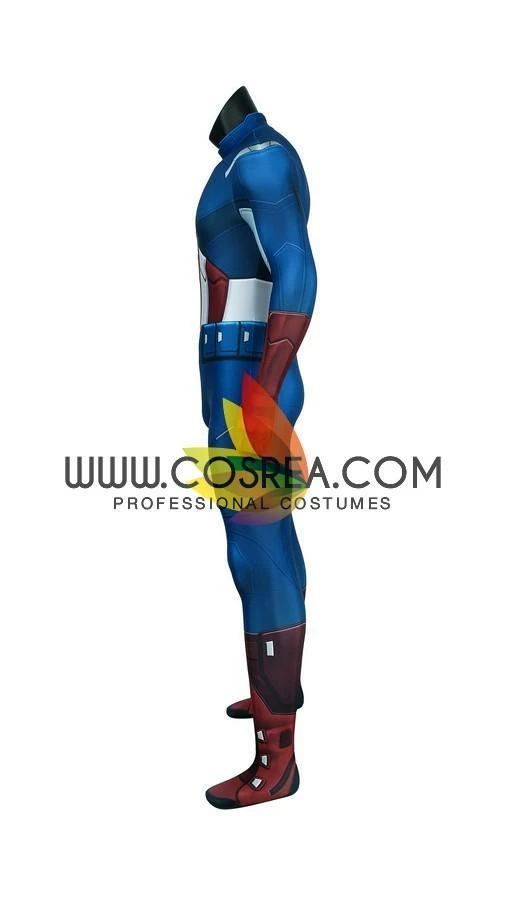 Cosrea Captain America Digital Printed Cosplay Costume Cosplay Costumes 6 Cosrea Captain America Digital Printed Cosplay Costume Cosplay Costumes