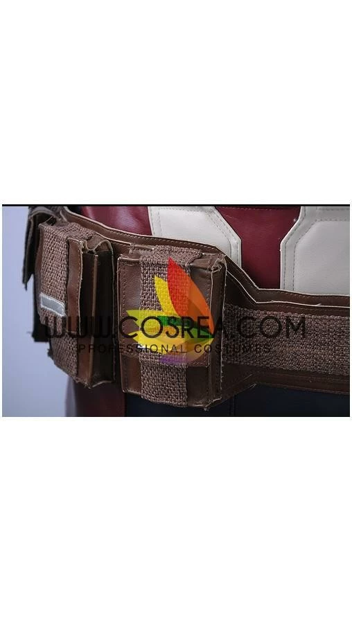 Cosrea Captain America Metallic Navy PU Leather Cosplay Costume 8 Cosrea Captain America Metallic Navy PU Leather Cosplay Costume