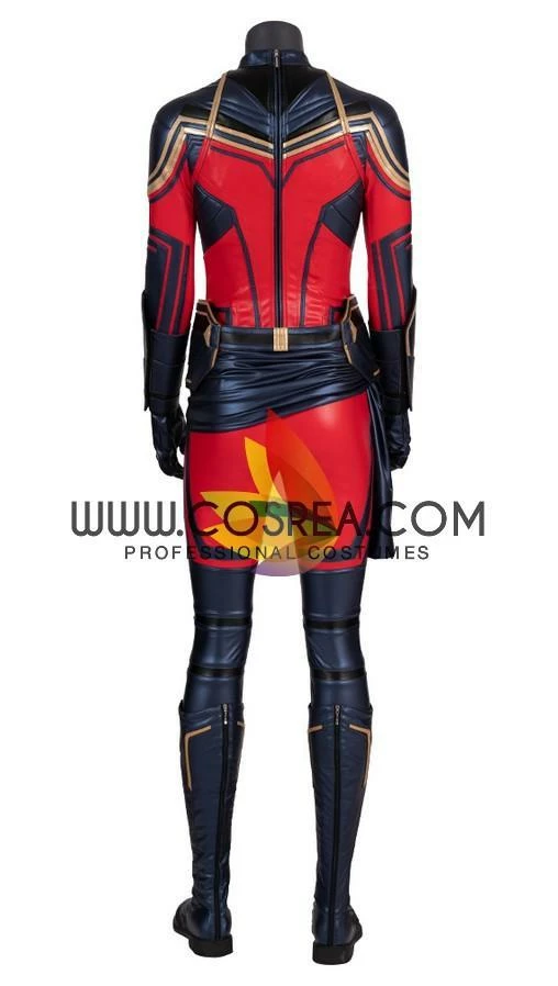 Cosrea Cosplay Costumes Captain Marvel Infinity War PU Leather Cosplay Costume 6 Cosrea Cosplay Costumes Captain Marvel Infinity War PU Leather Cosplay Costume