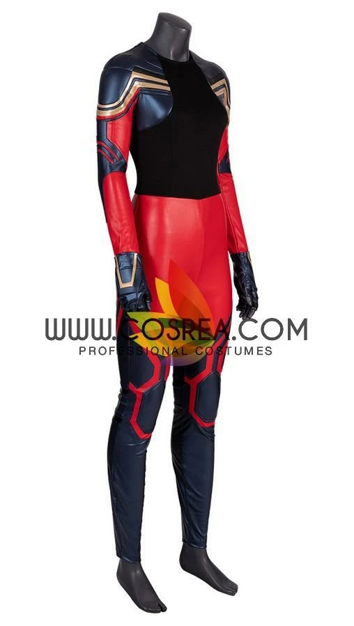 Cosrea Cosplay Costumes Captain Marvel Infinity War PU Leather Cosplay Costume 9 Cosrea Cosplay Costumes Captain Marvel Infinity War PU Leather Cosplay Costume