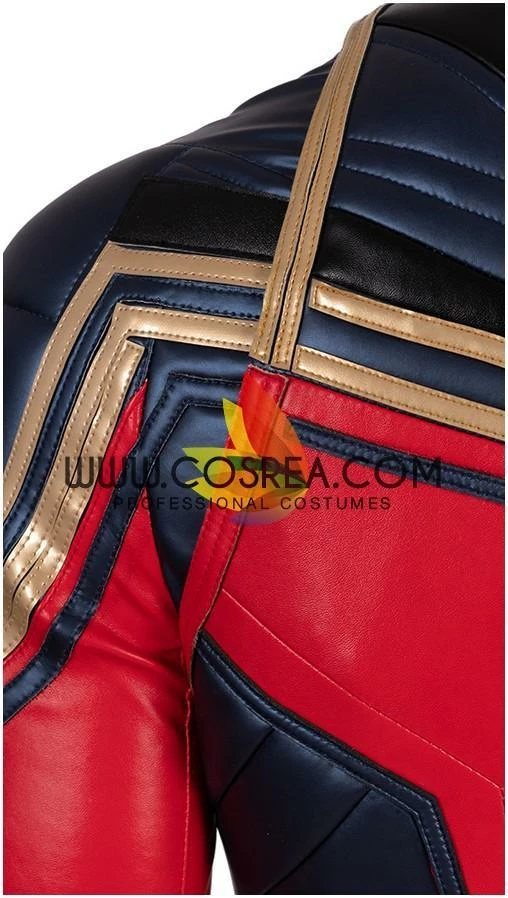 Cosrea Cosplay Costumes Captain Marvel Infinity War PU Leather Cosplay Costume 20 Cosrea Cosplay Costumes Captain Marvel Infinity War PU Leather Cosplay Costume