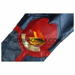 Cosrea Captain Marvel Metallic Blue PU Leather Cosplay Costume 37 Cosrea Captain Marvel Metallic Blue PU Leather Cosplay Costume