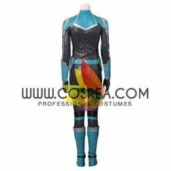 Cosrea Captain Marvel Star Force PU Leather Cosplay Costume Cosplay Costumes 20 Cosrea Captain Marvel Star Force PU Leather Cosplay Costume Cosplay Costumes