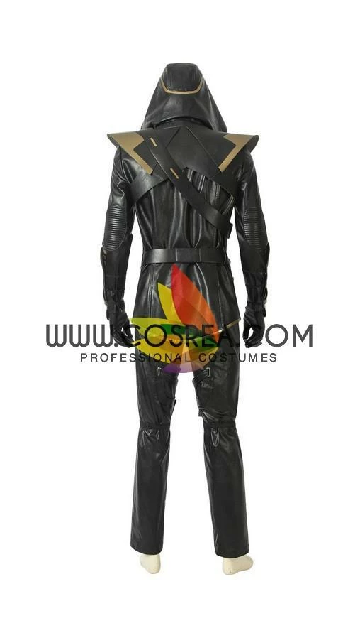 Cosrea Hawkeye Ronin Endgame PU Leather Cosplay Costume 8 Cosrea Hawkeye Ronin Endgame PU Leather Cosplay Costume