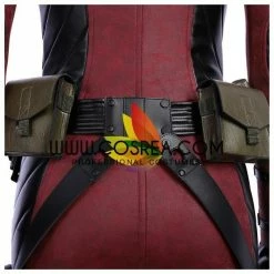 Cosrea Cosplay Costumes Deadpool Custom Concept Female PU Leather Cosplay Costume