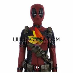 Cosrea Cosplay Costumes Deadpool Custom Concept Female PU Leather Cosplay Costume