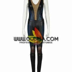 Cosrea Domino Deadpool 2 PU Leather Cosplay Costume Cosplay Costumes