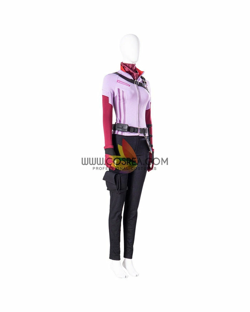 Cosrea Cosplay Costumes Hawkeye Kate Bishop Lilac Purple Version Cosplay Costume 10 Cosrea Cosplay Costumes Hawkeye Kate Bishop Lilac Purple Version Cosplay Costume