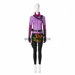 Cosrea Cosplay Costumes Hawkeye Kate Bishop Magenta Purple Version Cosplay Costume