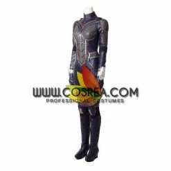 Cosrea Marvel Universe Wasp Movie Version PU Leather Cosplay Costume