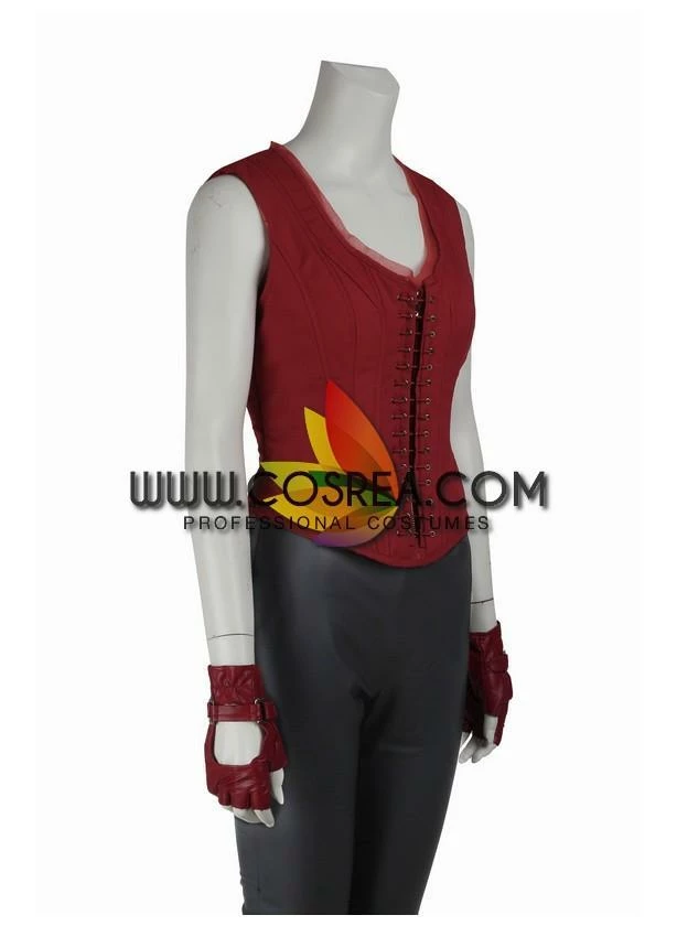 Cosrea Scarlet Witch The Civil War Dark Red Cosplay Costume 8 Cosrea Scarlet Witch The Civil War Dark Red Cosplay Costume