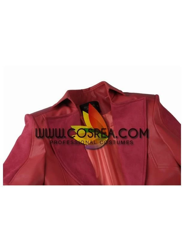 Cosrea Scarlet Witch The Civil War Dark Red Cosplay Costume 11 Cosrea Scarlet Witch The Civil War Dark Red Cosplay Costume