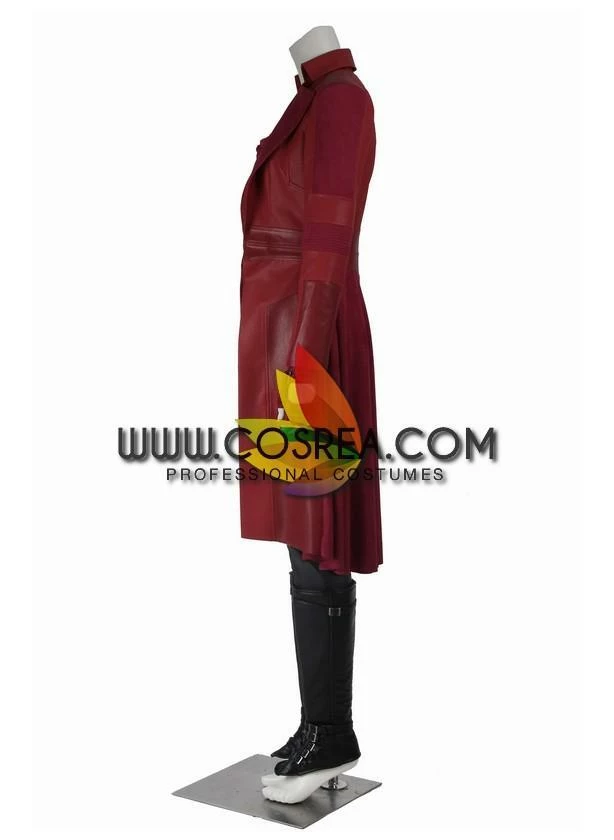 Cosrea Scarlet Witch The Civil War Dark Red Cosplay Costume 6 Cosrea Scarlet Witch The Civil War Dark Red Cosplay Costume