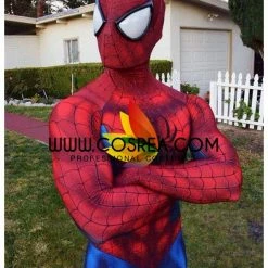 Cosrea Spiderman Gradient Digital Printed Cosplay Costume