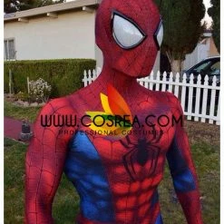 Cosrea Spiderman Gradient Digital Printed Cosplay Costume