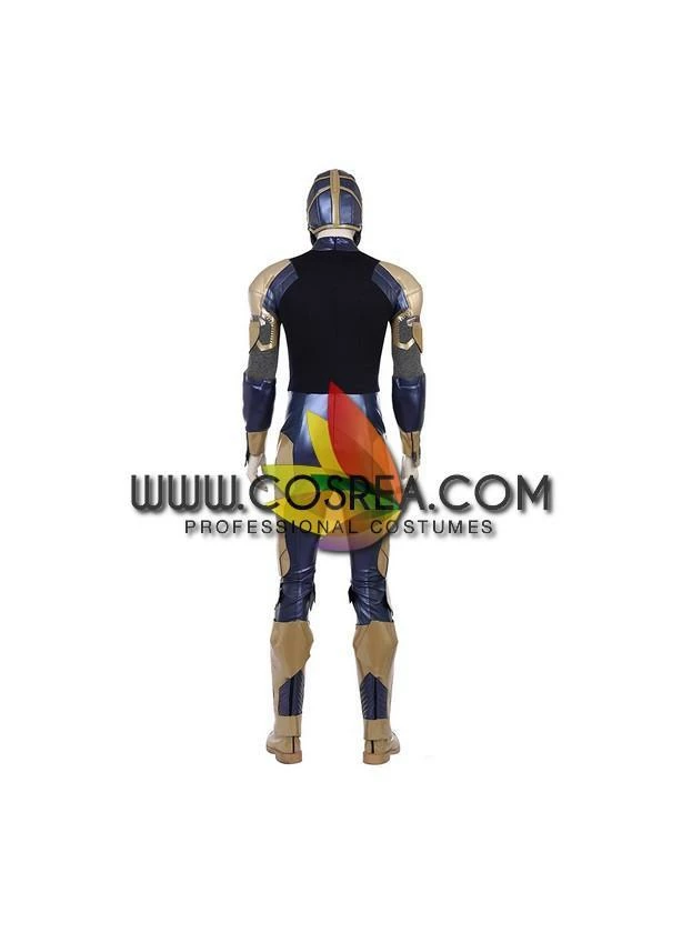 Cosrea Marvel Universe Thanos Infinity War PU Leather Cosplay Costume 9 Cosrea Marvel Universe Thanos Infinity War PU Leather Cosplay Costume