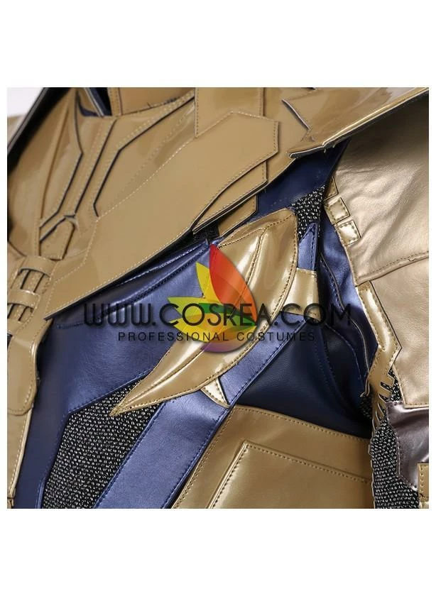 Cosrea Marvel Universe Thanos Infinity War PU Leather Cosplay Costume 16 Cosrea Marvel Universe Thanos Infinity War PU Leather Cosplay Costume