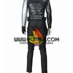 Cosrea Marvel Universe Winter Soldier PU Leather Cosplay Costume 22 Cosrea Marvel Universe Winter Soldier PU Leather Cosplay Costume