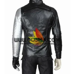 Cosrea Marvel Universe Winter Soldier PU Leather Cosplay Costume 25 Cosrea Marvel Universe Winter Soldier PU Leather Cosplay Costume