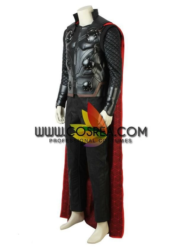 Cosrea Marvel Universe Thor Infinity War PU Leather Cosplay Costume 5 Cosrea Marvel Universe Thor Infinity War PU Leather Cosplay Costume